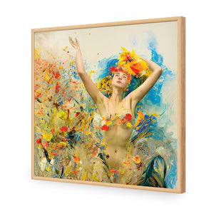 Frolic in the Flowers - Wall Art Designs - WB_100994_AS_Q CAF_AP - 030 - EDG_37x37_S - 2538 - OAK