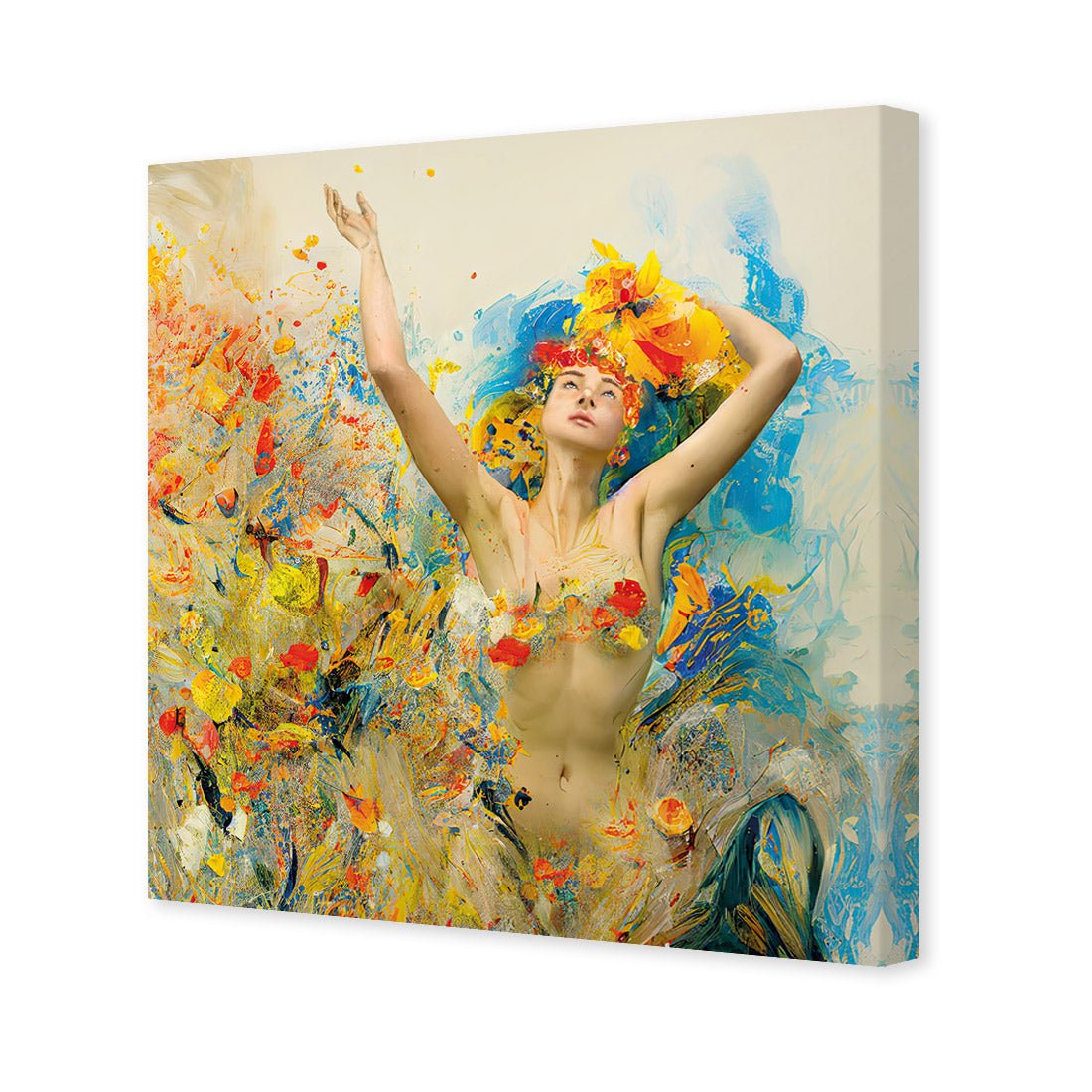 Frolic in the Flowers - Wall Art Designs - WB_100994_AS_Q CAF_CP - MPY - 260 - M - S - S_37x37_NONE