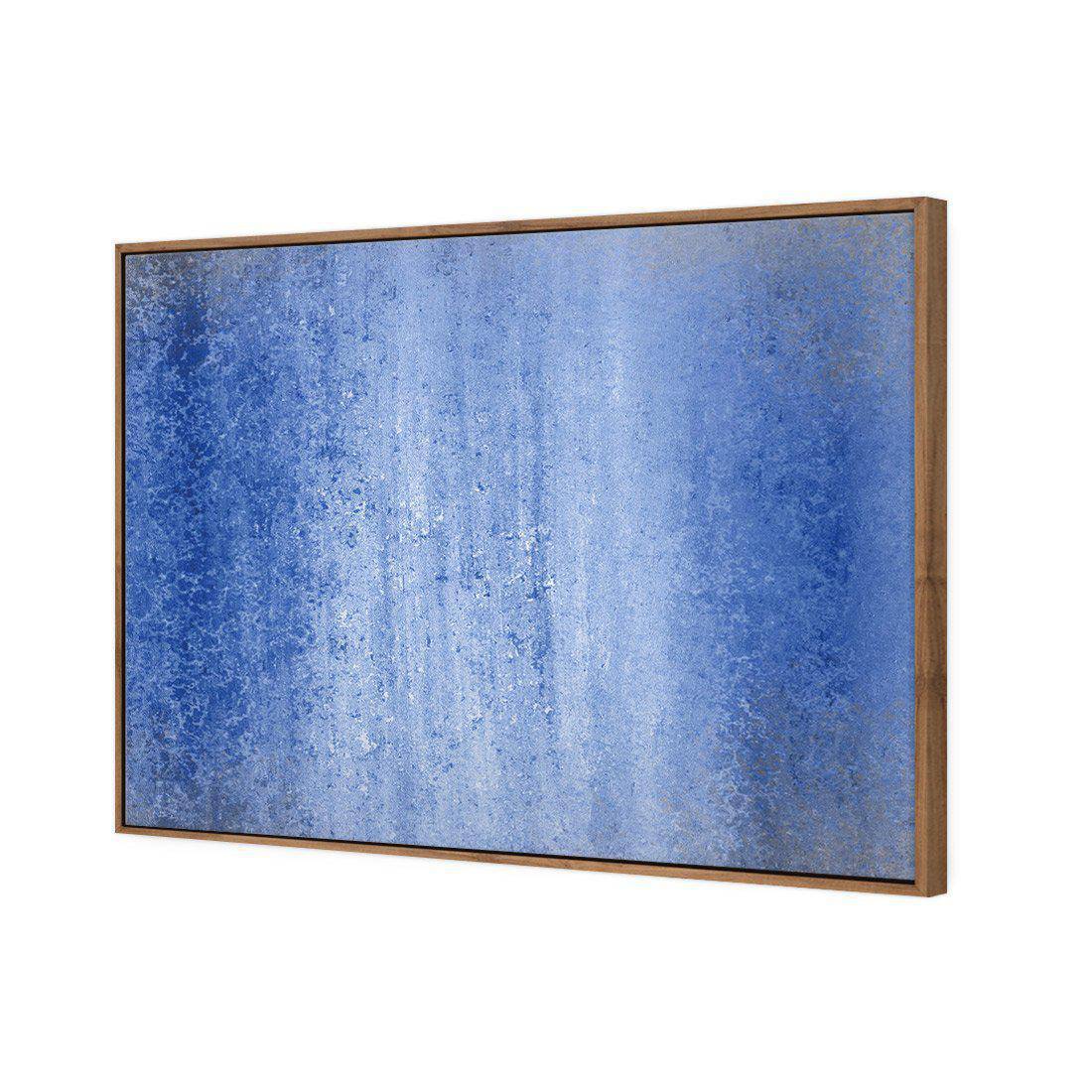 From Darkness Into Light, Blue | Classic Canvas | Floating Frame | Natural