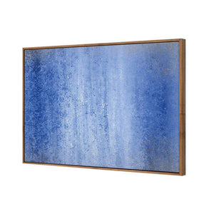 From Darkness Into Light, Blue | Classic Canvas | Floating Frame | Natural