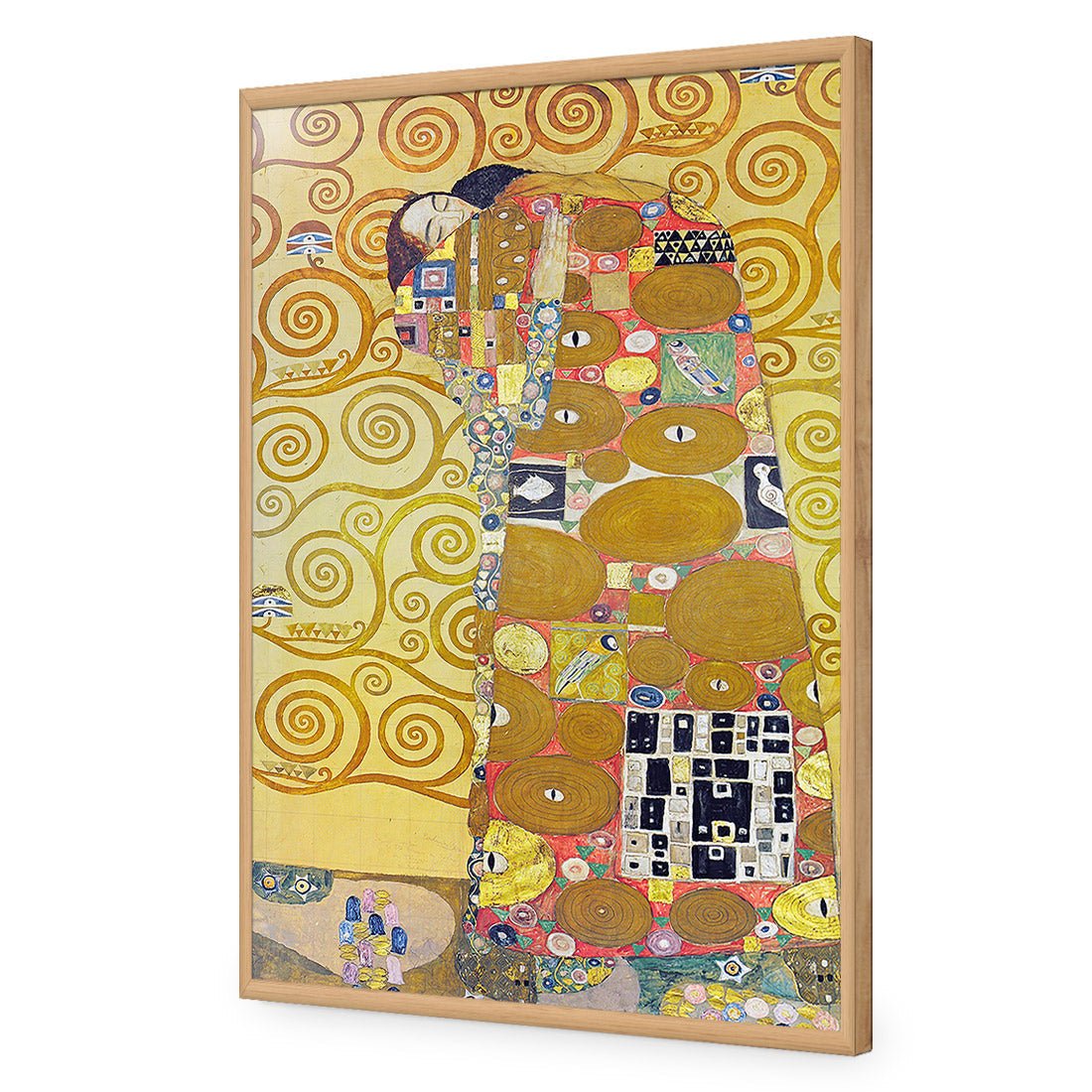 Fulfillment, Stoclet Frieze By Gustav Klimt - Wall Art Designs - 1684_AR_V WAD_AP - 030 - EDG_45x30_S - 2538 - OAK