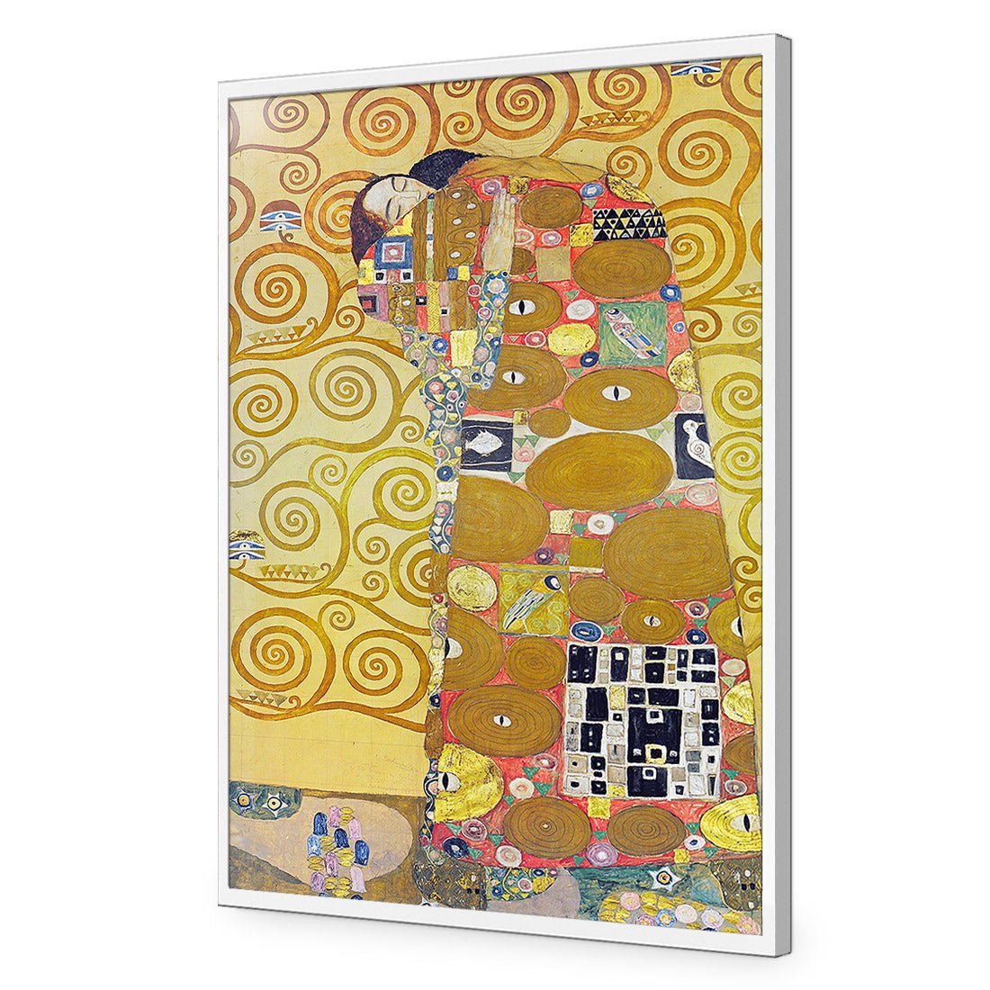 Fulfillment, Stoclet Frieze By Gustav Klimt - Wall Art Designs - 1684_AR_V WAD_AP - 030 - EDG_45x30_S - 2538 - WHT