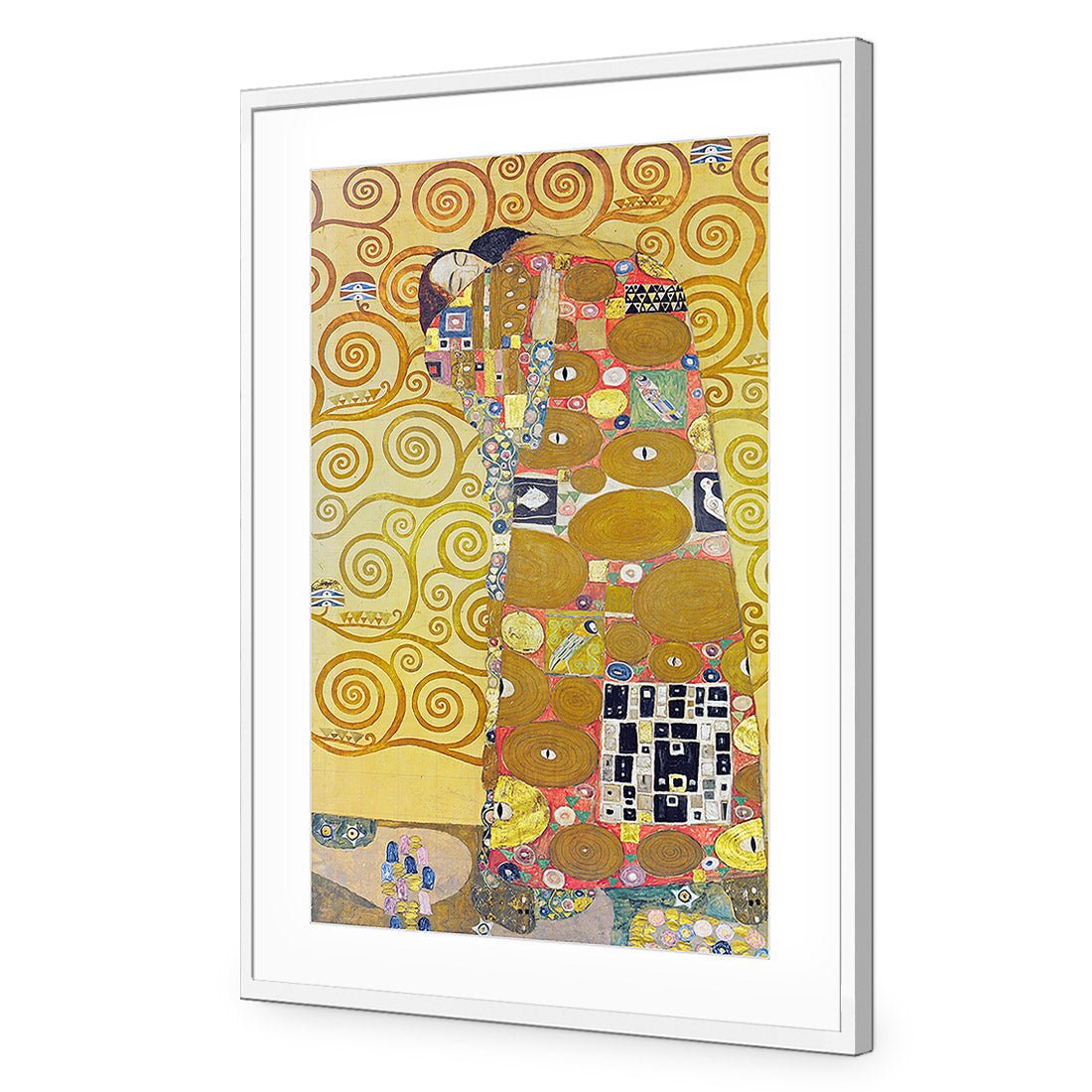 Fulfillment, Stoclet Frieze By Gustav Klimt - Wall Art Designs - 1684_AR_V WAD_AP - 030 - MAT_45x30_S - 2538 - WHT