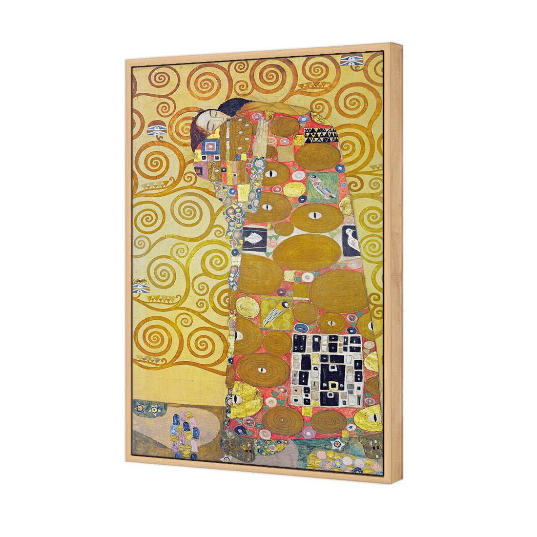 Fulfillment, Stoclet Frieze By Gustav Klimt - Wall Art Designs - 1684_AR_V WAD_CP - MPY - 260 - M - S - S_45x30_S - 1550 - OAK