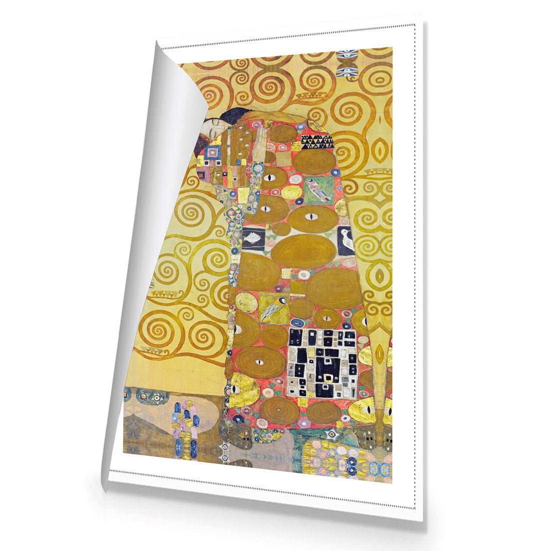 Fulfillment, Stoclet Frieze By Gustav Klimt - Wall Art Designs - 1684_AR_V WAD_CP - MPY - 260 - M - R_45x30_NONE