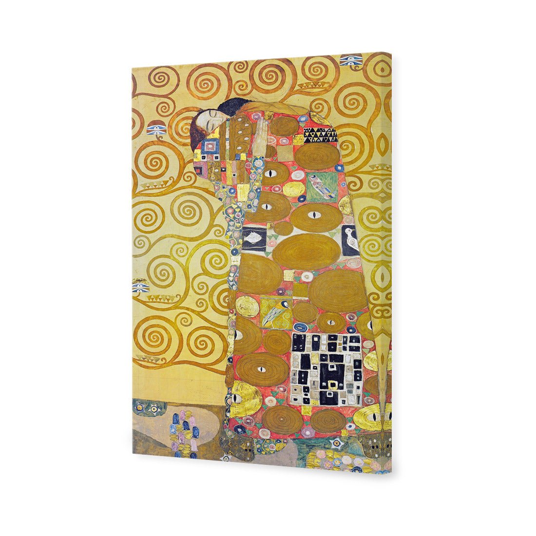 Fulfillment, Stoclet Frieze By Gustav Klimt - Wall Art Designs - 1684_AR_V WAD_CP - MPY - 260 - M - S - S_45x30_NONE