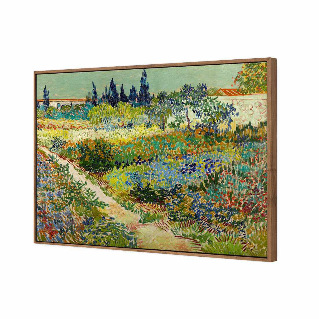 Garden At Arles by Van Gogh Canvas Art - Wall Art Designs - 1704_AR_H WAD_CP - MPY - 260 - M - S - S_45x30_S - 1550 - NAT_ART