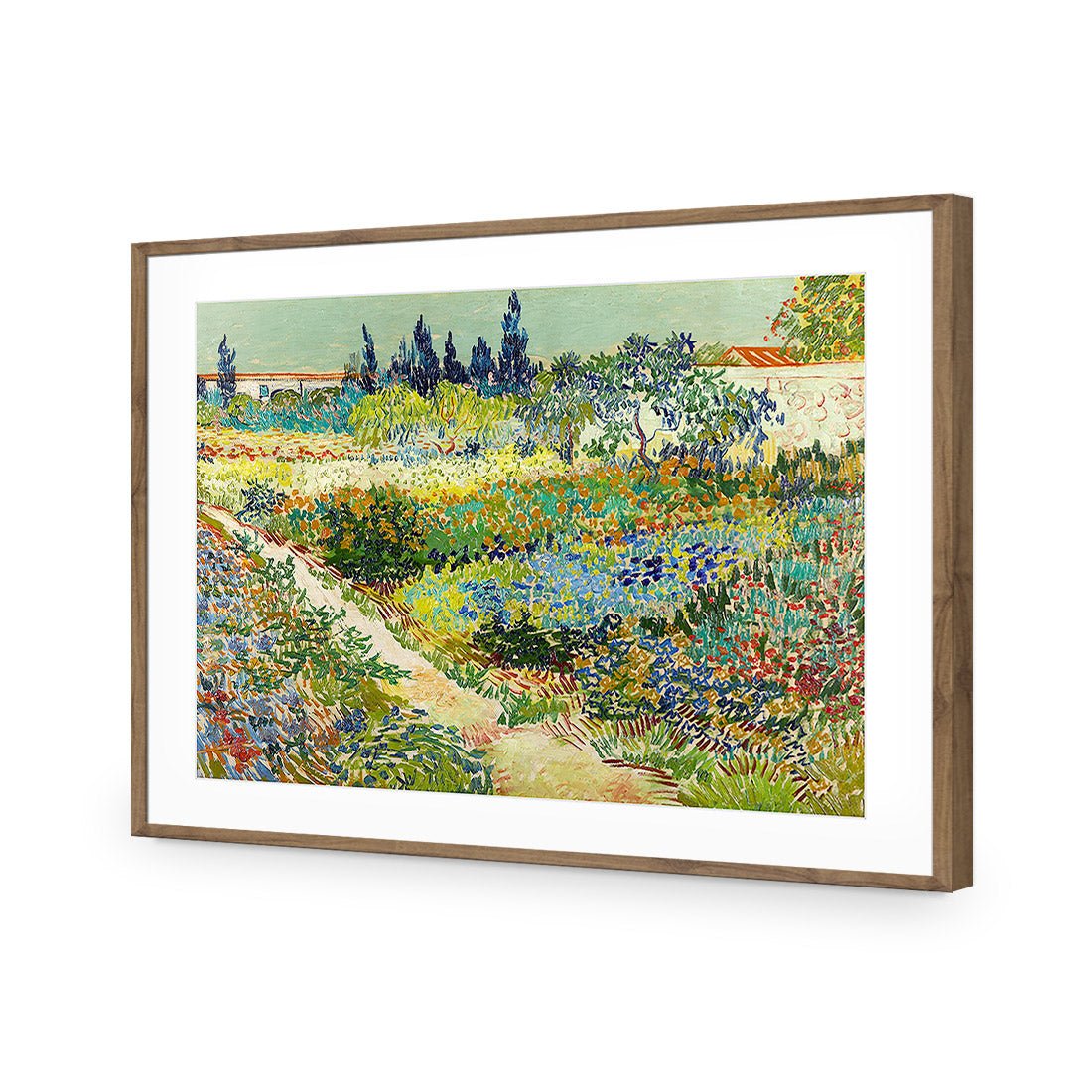 Garden At Arles - Van Gogh Acrylic Print Art - Wall Art Designs - 1704_AR_H WAD_AP - 030 - MAT_45x30_S - 2538 - NAT