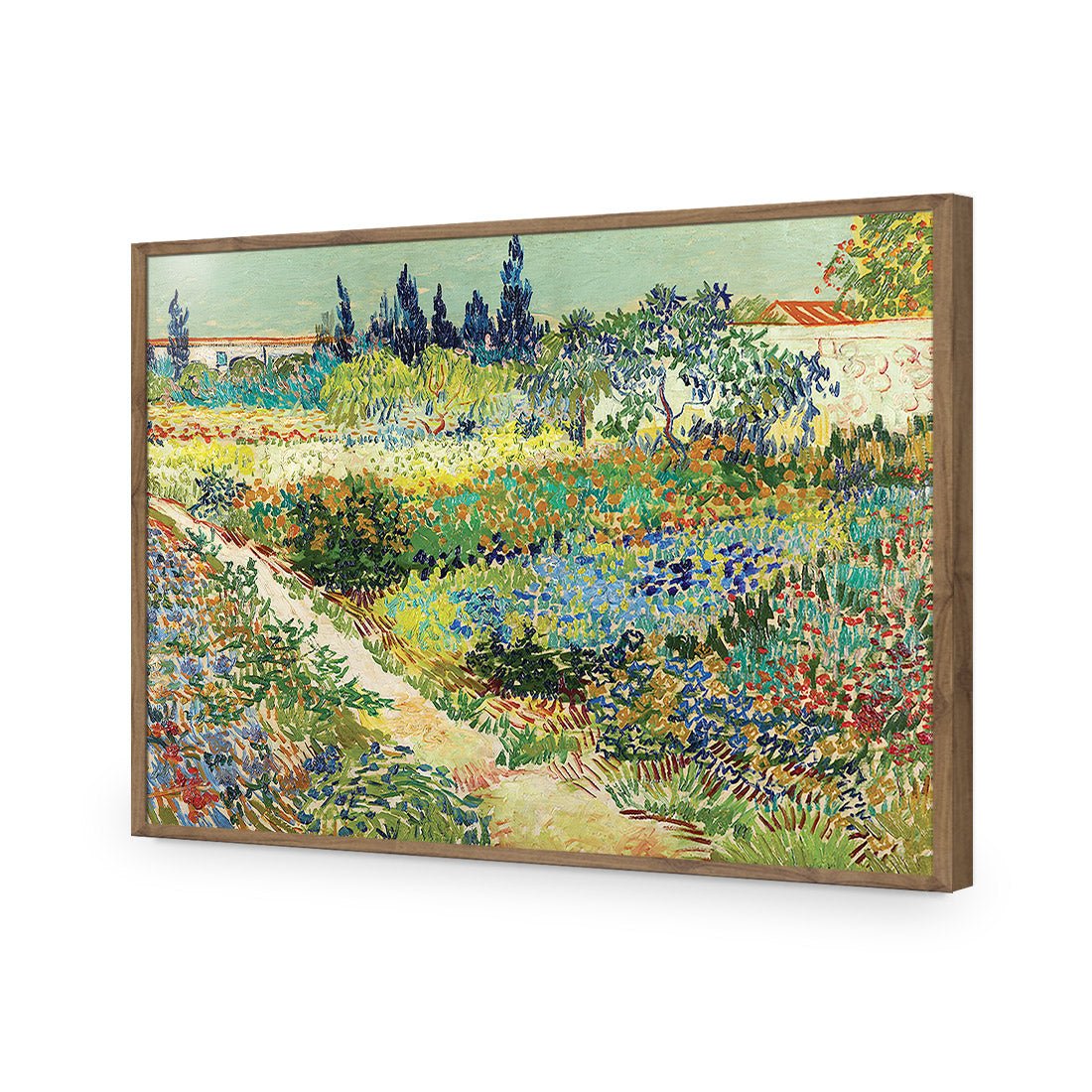 Garden At Arles - Van Gogh Acrylic Print Art - Wall Art Designs - 1704_AR_H WAD_AP - 030 - EDG_45x30_S - 2538 - NAT