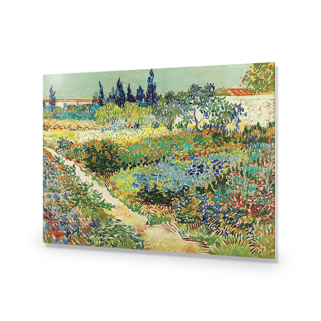 Garden At Arles - Van Gogh Acrylic Print Art - Wall Art Designs - 1704_AR_H WAD_AP - 030 - EDG_45x30_NONE