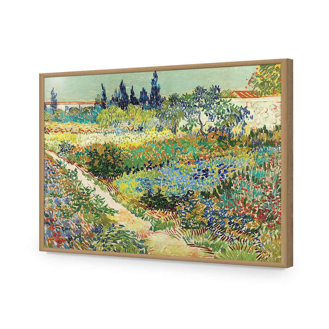 Garden At Arles - Van Gogh Acrylic Print Art - Wall Art Designs - 1704_AR_H WAD_AP - 030 - EDG_45x30_S - 2538 - OAK