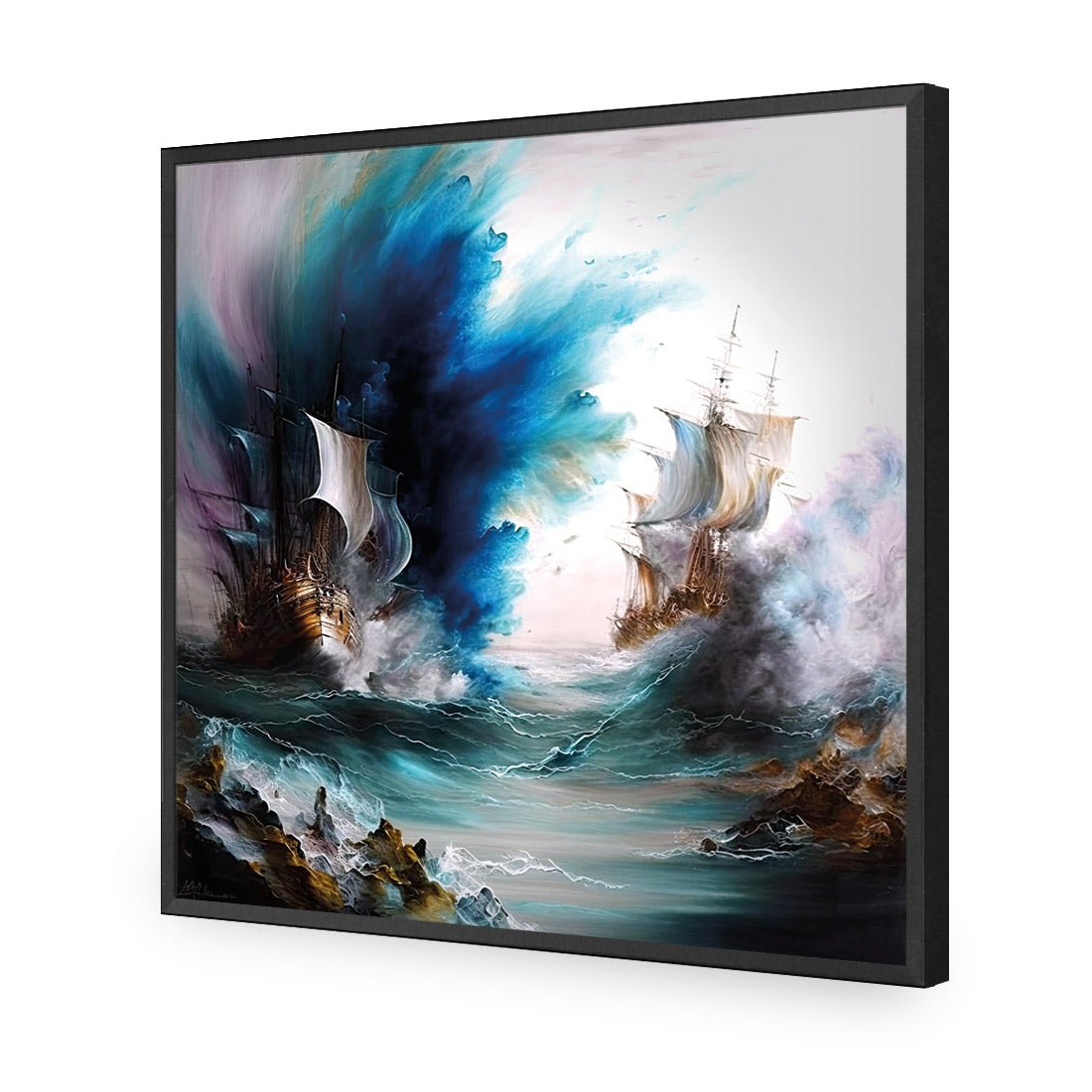 Ghost Ship I - Wall Art Designs - WB_100756_AS_Q CAF_AP - 030 - EDG_37x37_S - 2538 - BLK