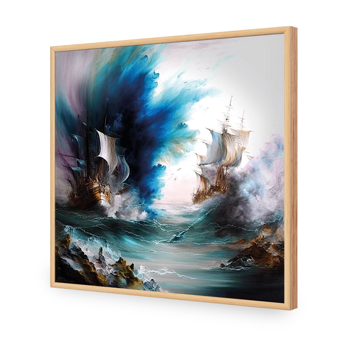 Ghost Ship I - Wall Art Designs - WB_100756_AS_Q CAF_AP - 030 - EDG_37x37_S - 2538 - OAK