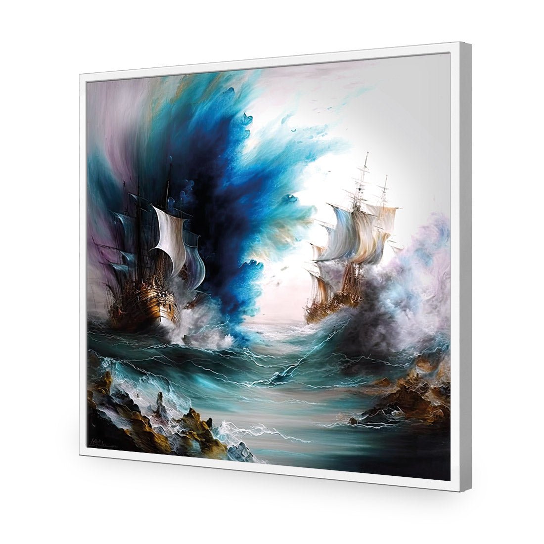 Ghost Ship I - Wall Art Designs - WB_100756_AS_Q CAF_AP - 030 - EDG_37x37_S - 2538 - WHT