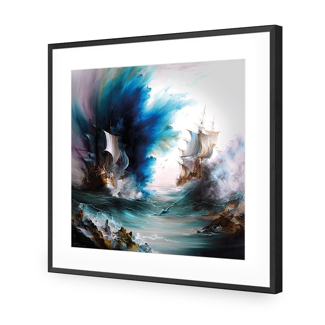 Ghost Ship I - Wall Art Designs - WB_100756_AS_Q CAF_AP - 030 - MAT_37x37_S - 2538 - BLK