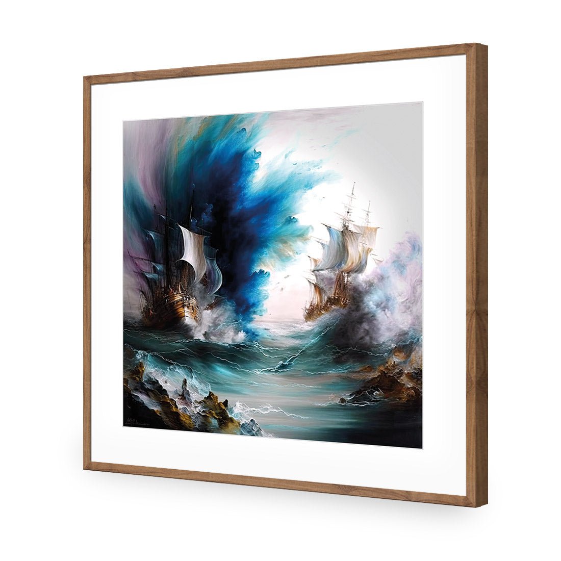 Ghost Ship I - Wall Art Designs - WB_100756_AS_Q CAF_AP - 030 - MAT_37x37_S - 2538 - NAT