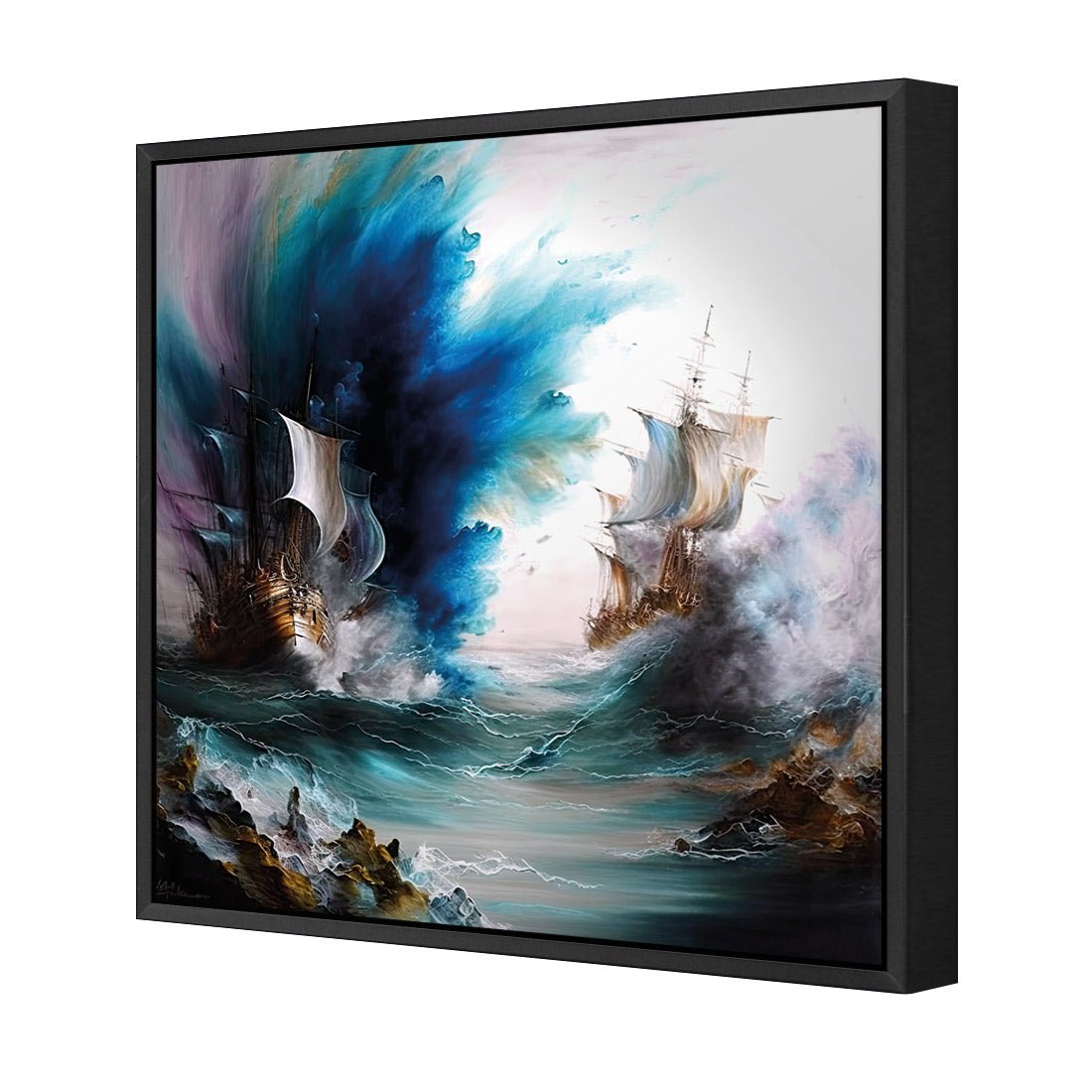 Ghost Ship I - Wall Art Designs - WB_100756_AS_Q CAF_CP - MPY - 260 - M - S - S_37x37_S - 1550 - BLK