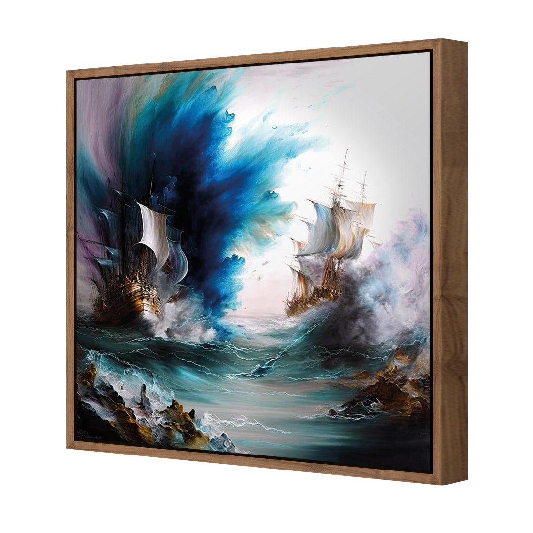 Ghost Ship I - Wall Art Designs - WB_100756_AS_Q CAF_CP - MPY - 260 - M - S - S_37x37_S - 1550 - NAT