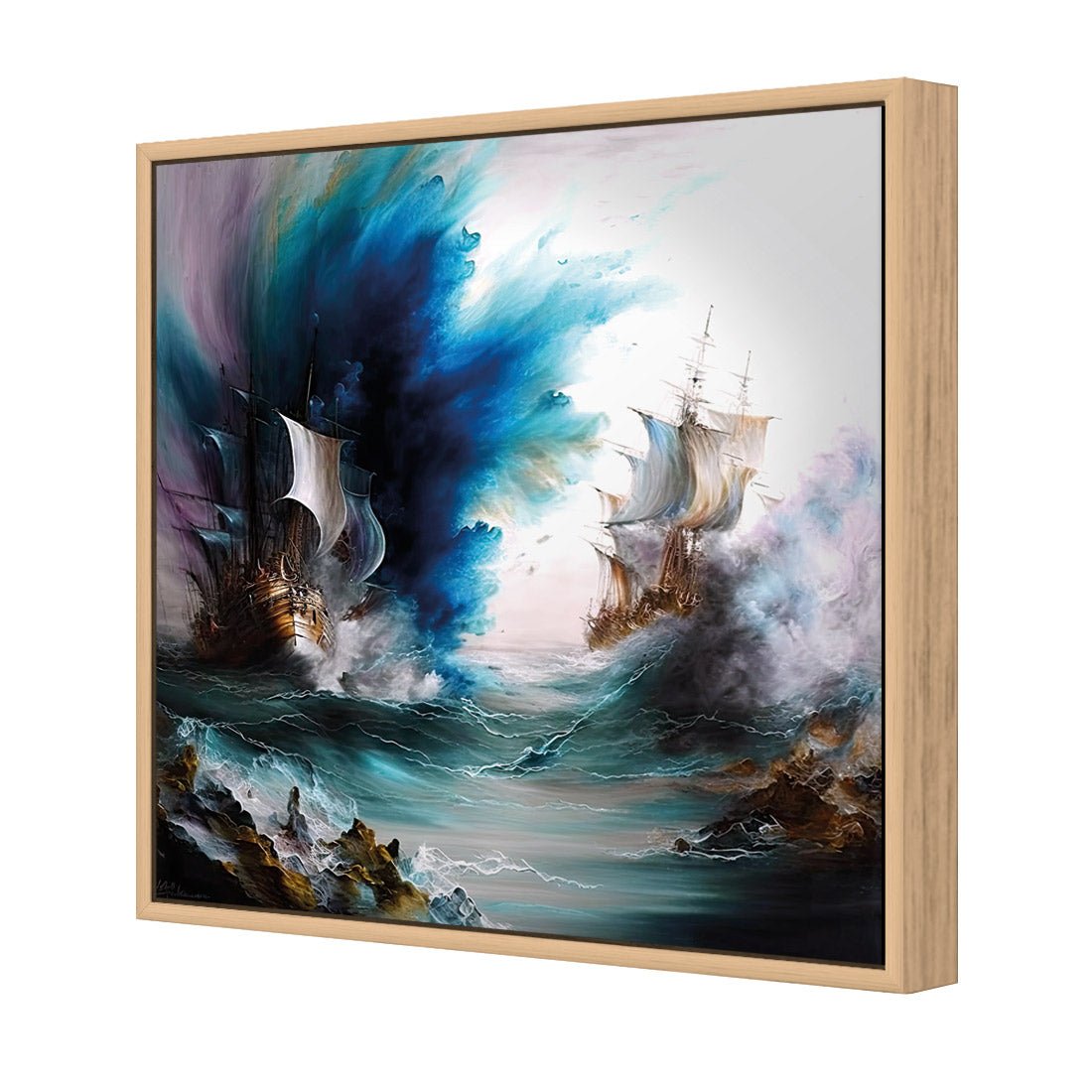 Ghost Ship I - Wall Art Designs - WB_100756_AS_Q CAF_CP - MPY - 260 - M - S - S_37x37_S - 1550 - OAK