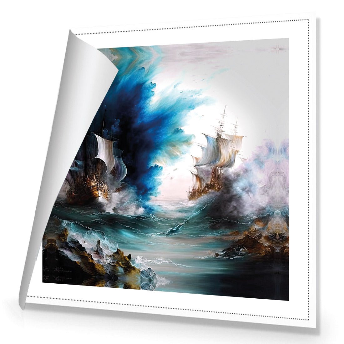 Ghost Ship I - Wall Art Designs - WB_100756_AS_Q CAF_CP - MPY - 260 - M - R_37x37_NONE