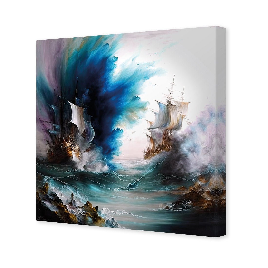 Ghost Ship I - Wall Art Designs - WB_100756_AS_Q CAF_CP - MPY - 260 - M - S - S_37x37_NONE