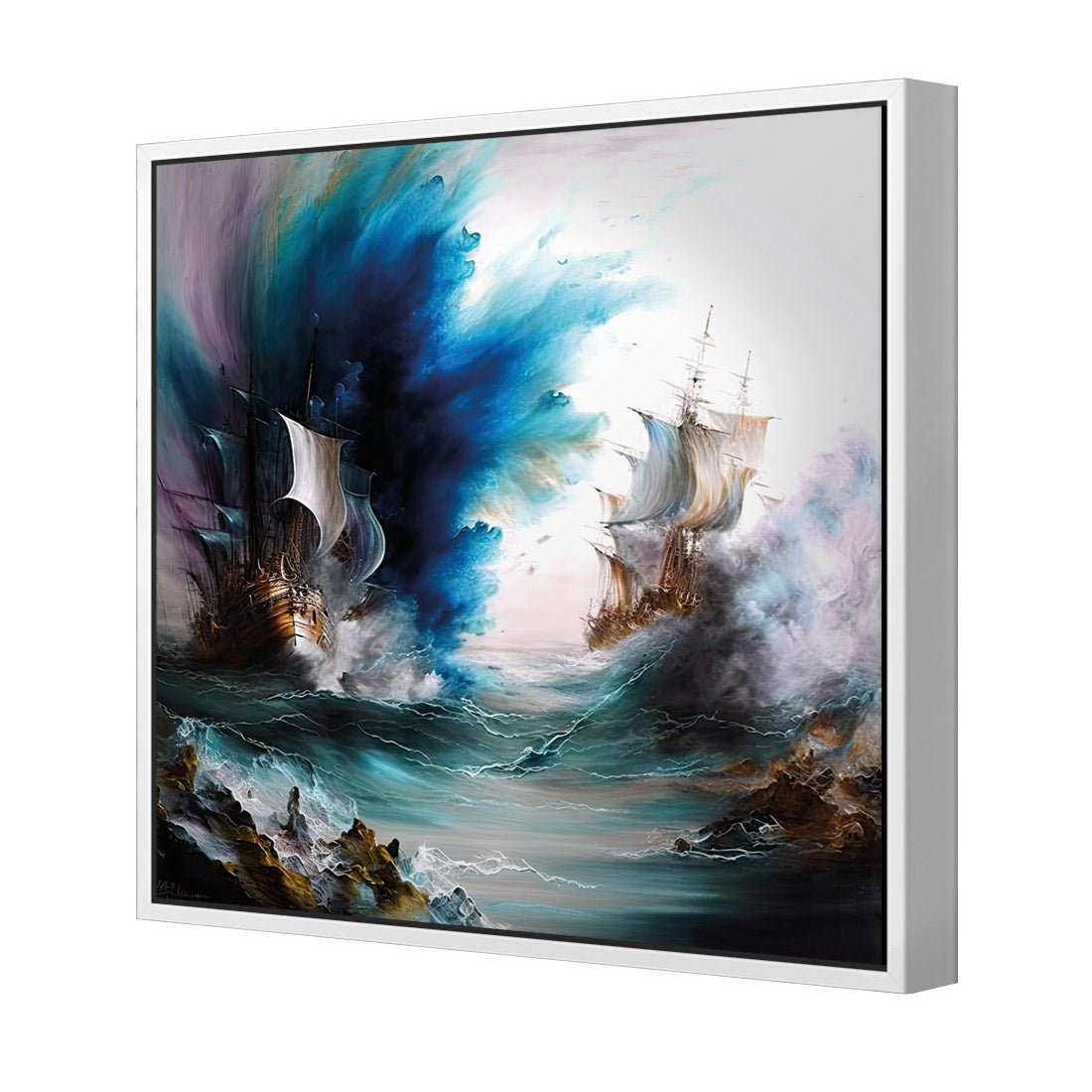 Ghost Ship I - Wall Art Designs - WB_100756_AS_Q CAF_CP - MPY - 260 - M - S - S_37x37_S - 1550 - WHT