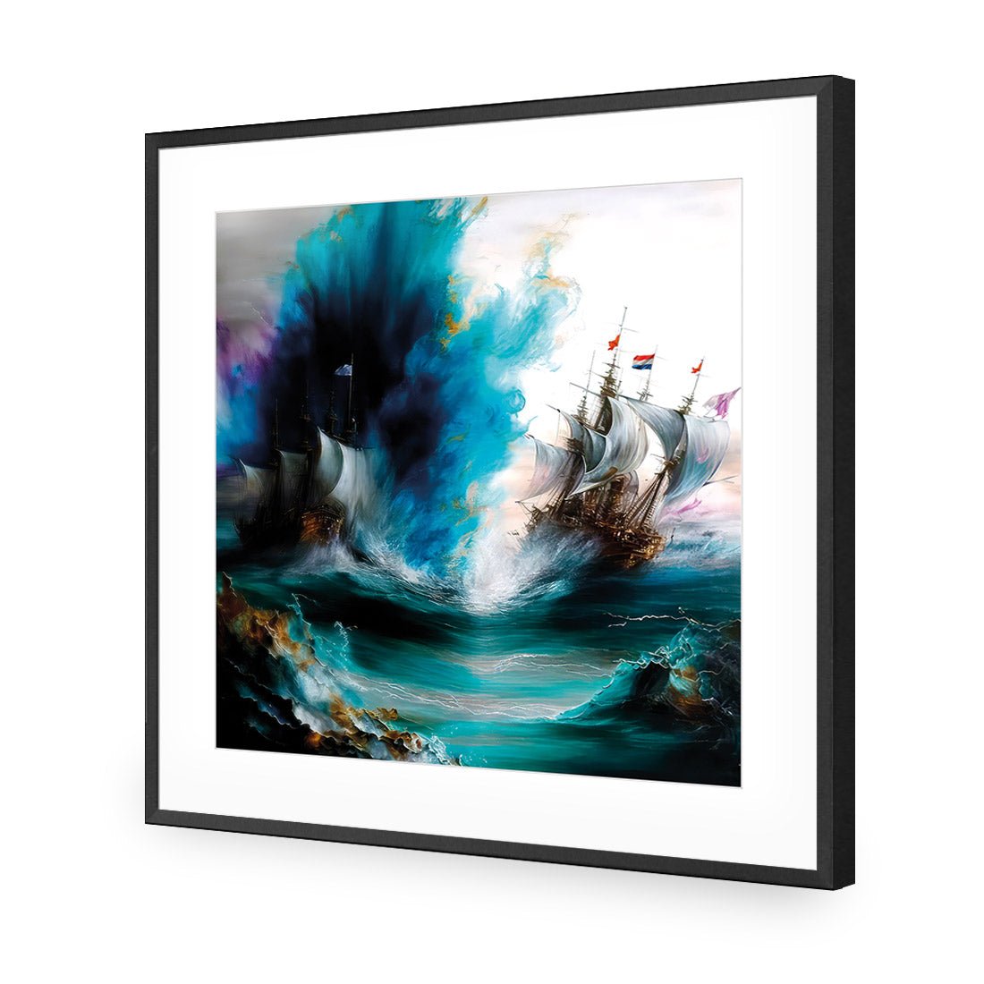 Ghost Ship III - Wall Art Designs - WB_100767_AS_Q CAF_AP - 030 - MAT_37x37_S - 2538 - BLK