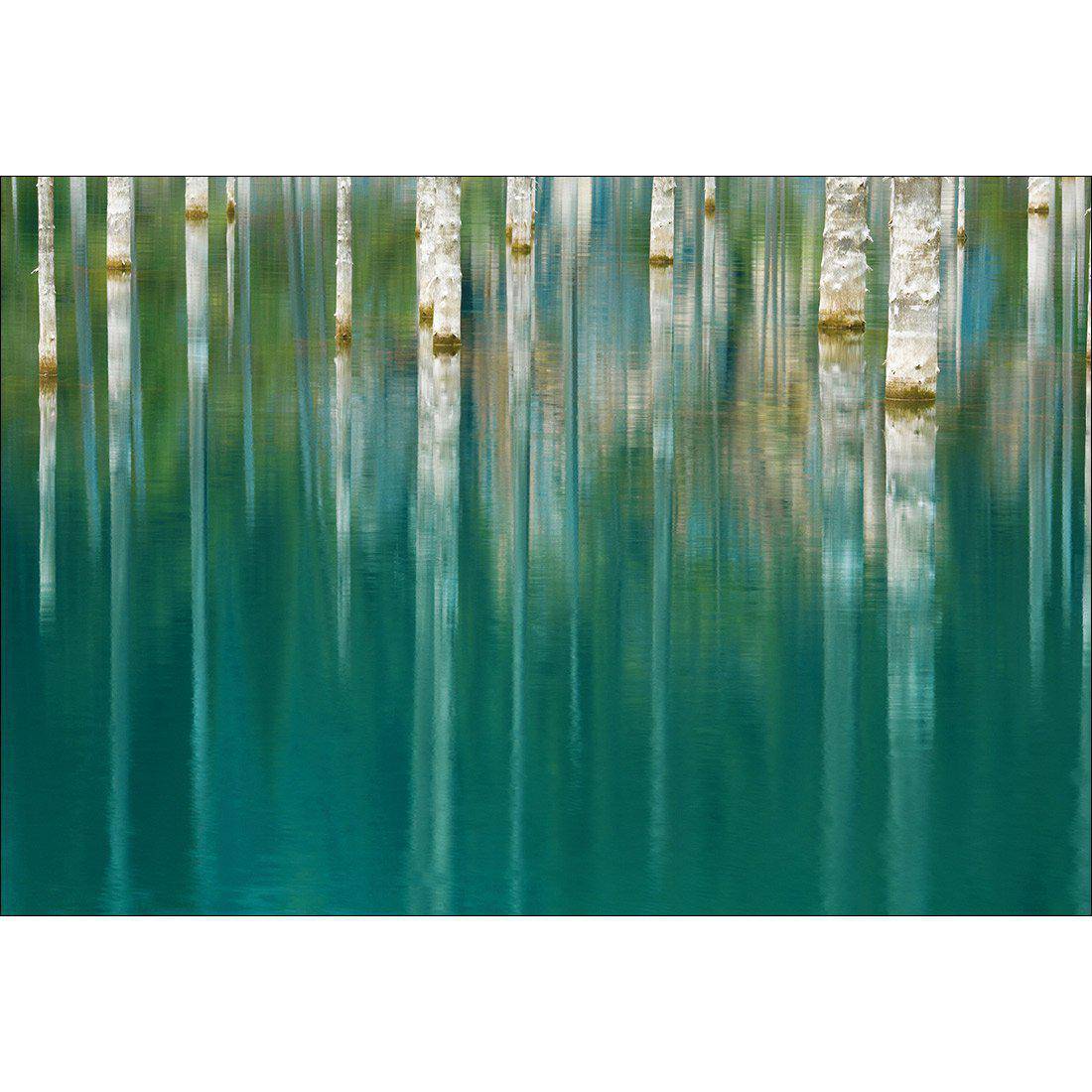 Ghostly Forest Reflections Canvas Art - Wall Art Designs - 2108_AR_H WAD_CP - MPY - 260 - M - S - S_45x30_NONE