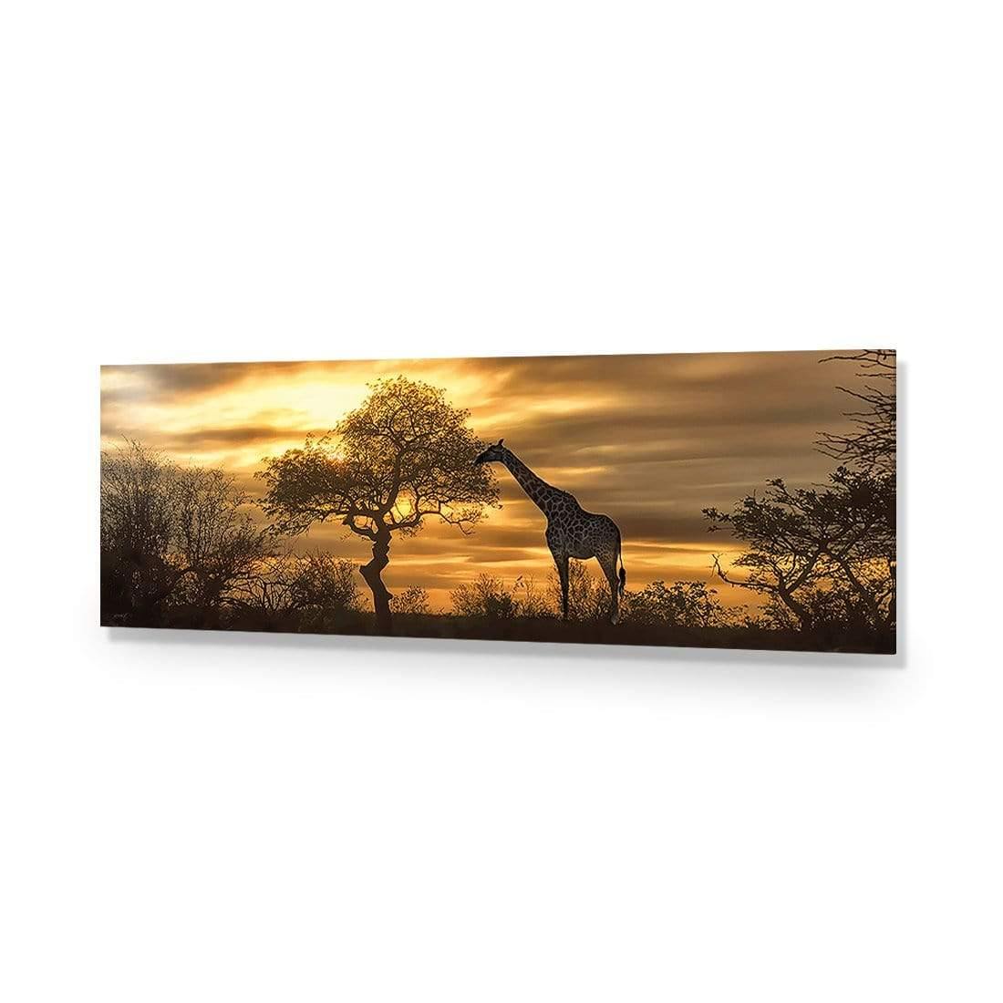 Giraffe at Sunset (long) - Wall Art Designs - 758_AL_H WAD_AP - 030 - EDG_90x30_NONE