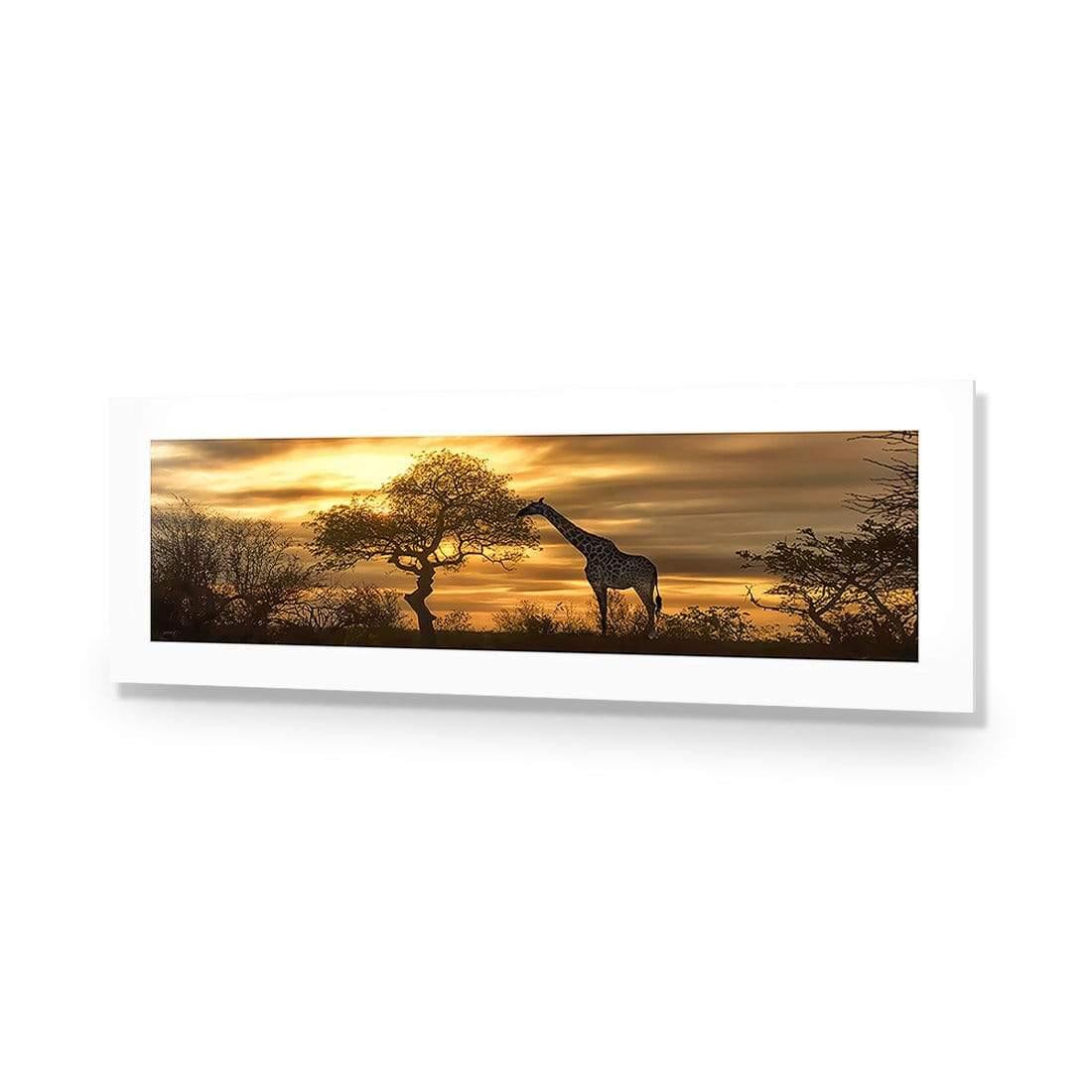 Giraffe at Sunset (long) - Wall Art Designs - 758_AL_H WAD_AP - 030 - MAT_90x30_NONE