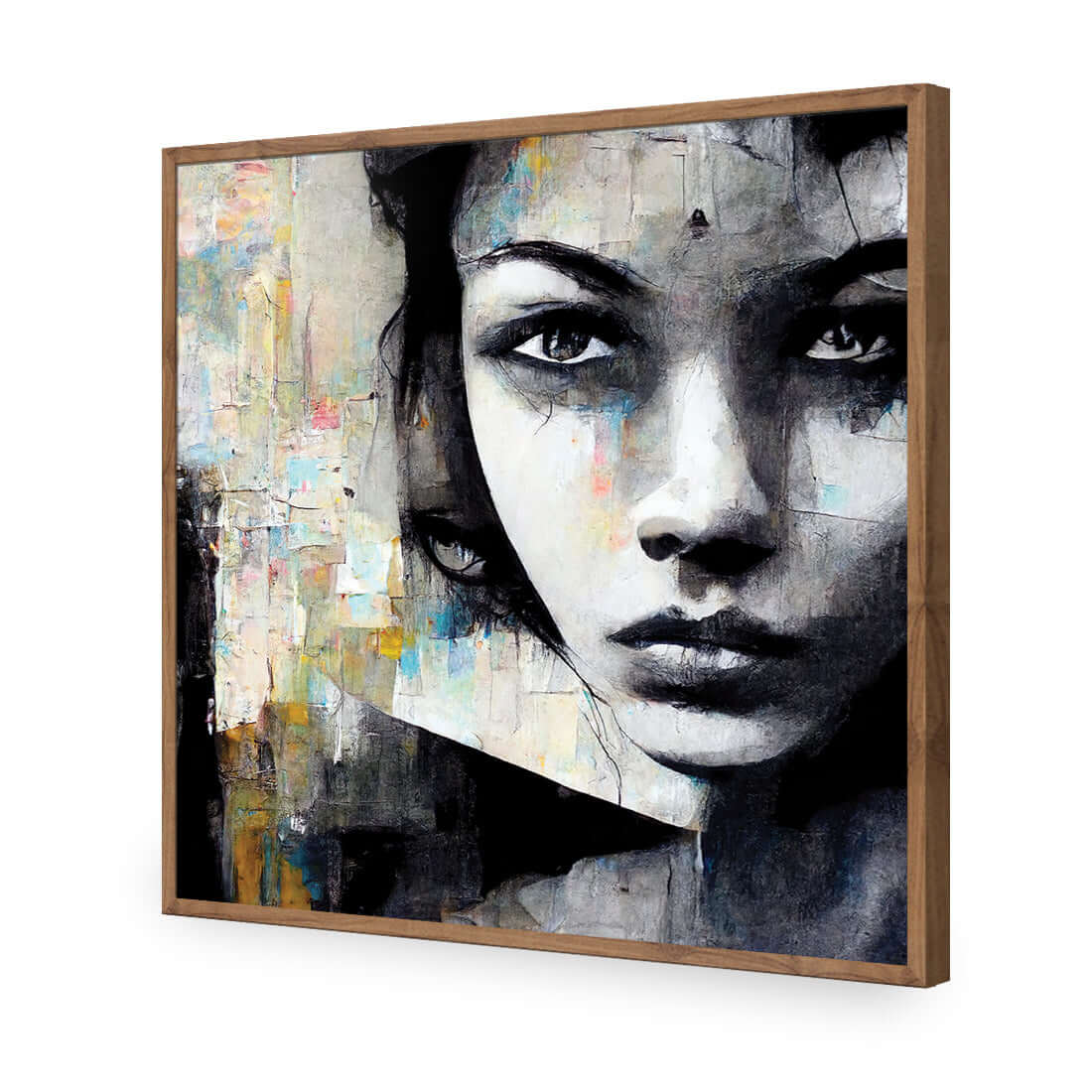 Girl in Black - Wall Art Designs - WH_1031_AS_Q WAD_AP - 030 - EDG_37x37_S - 2538 - NAT