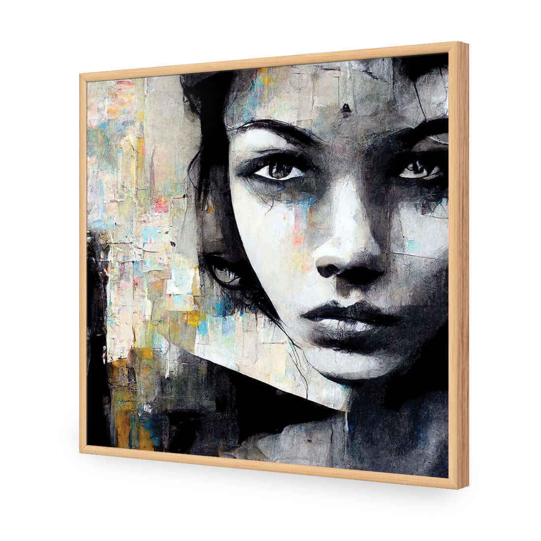 Girl in Black - Wall Art Designs - WH_1031_AS_Q WAD_AP - 030 - EDG_37x37_S - 2538 - OAK