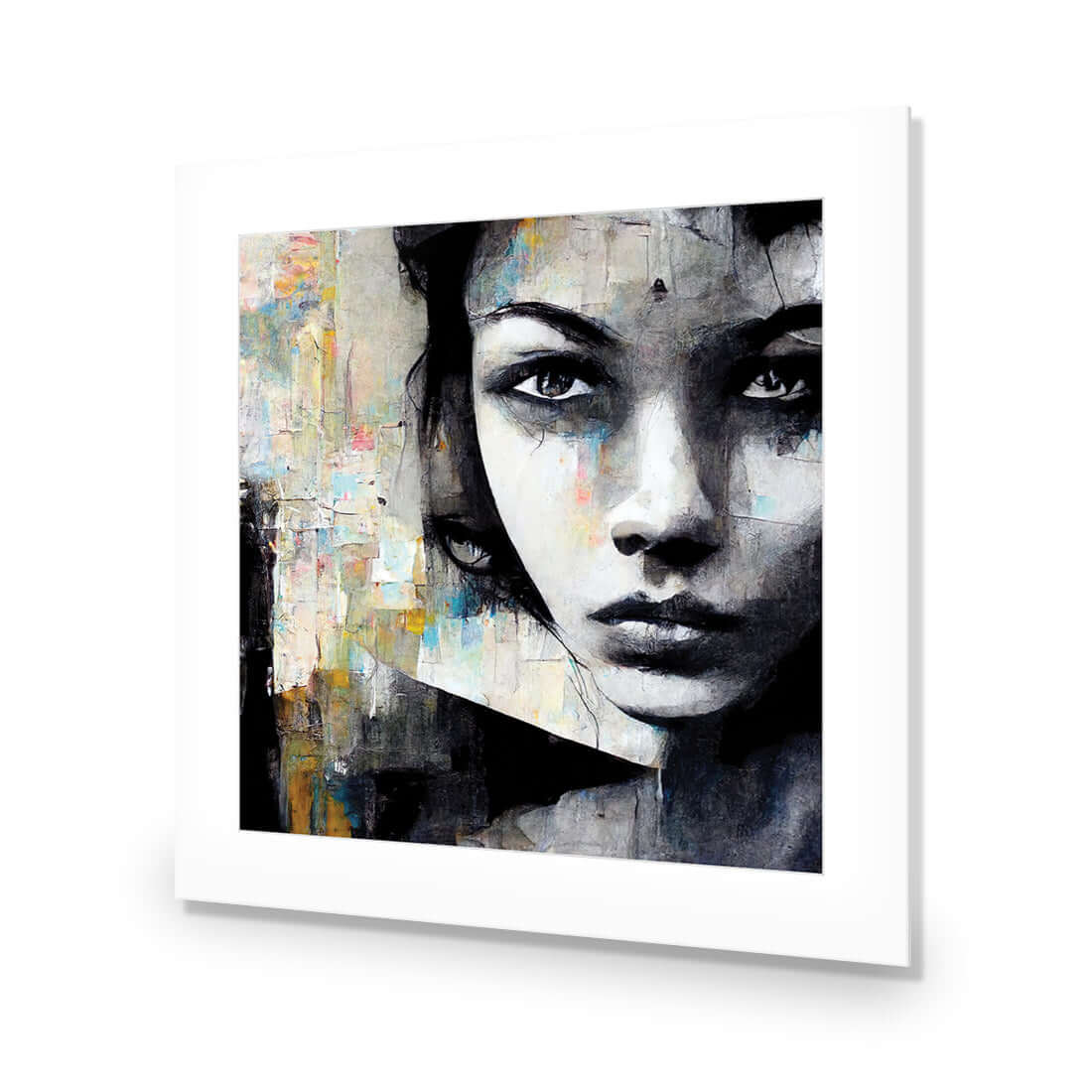 Girl in Black - Wall Art Designs - WH_1031_AS_Q WAD_AP - 030 - MAT_37x37_NONE