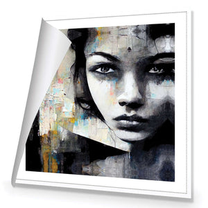 Girl in Black - Wall Art Designs - WH_1031_AS_Q WAD_CP - MPY - 260 - M - R_37x37_NONE