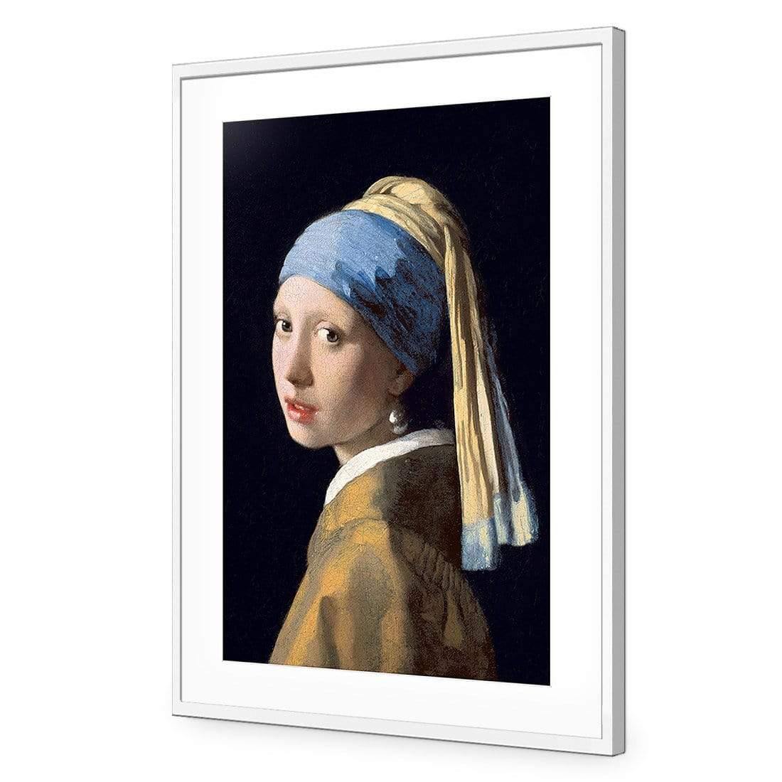 Girl with Pearl Earring By Vermeer - Wall Art Designs - 3392_AR_V CAF_AP - 030 - MAT_45x30_S - 2538 - WHT