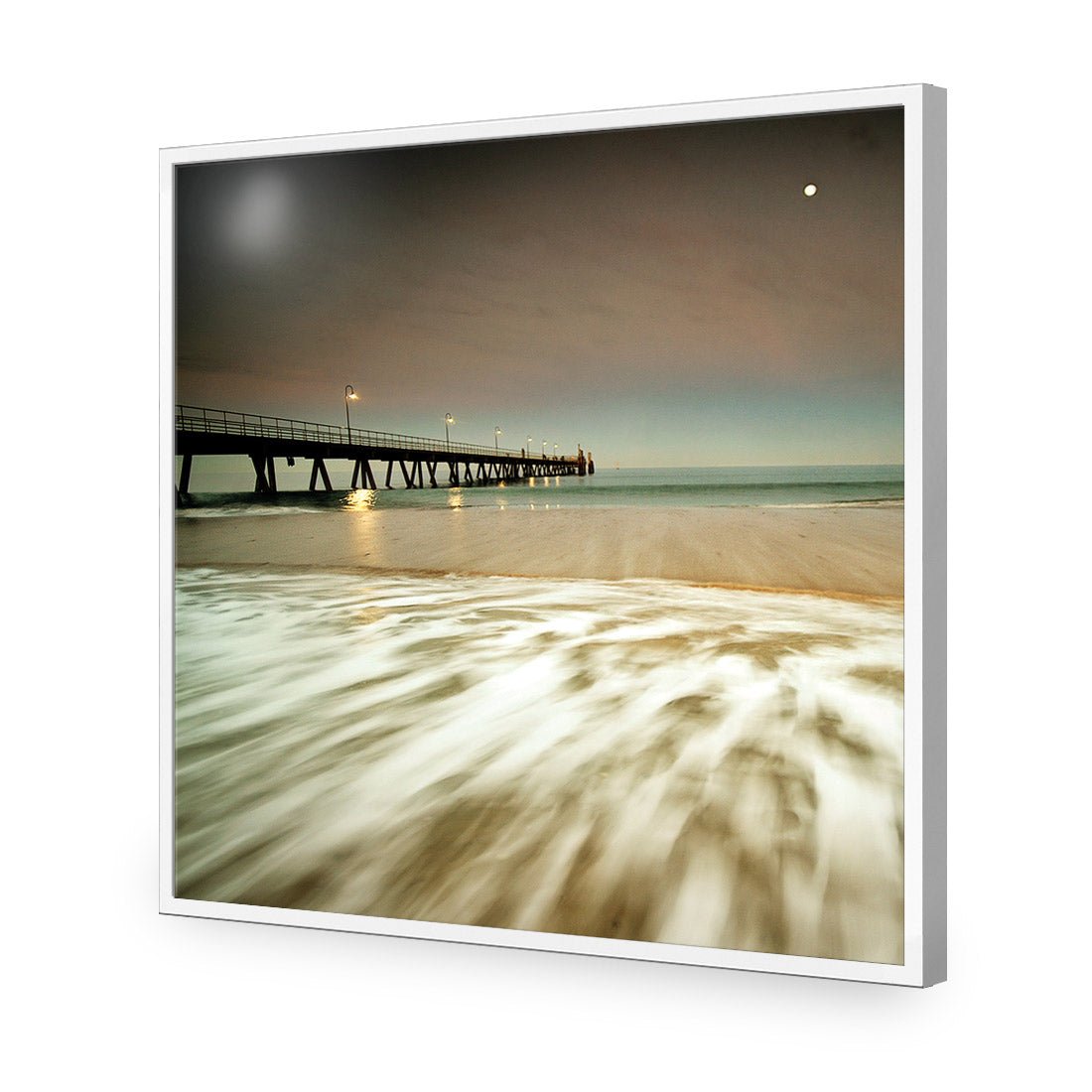 Glenelg Beach (Square) - Wall Art Designs - 1066_AS_Q WAD_AP - 030 - EDG_37x37_S - 2538 - WHT