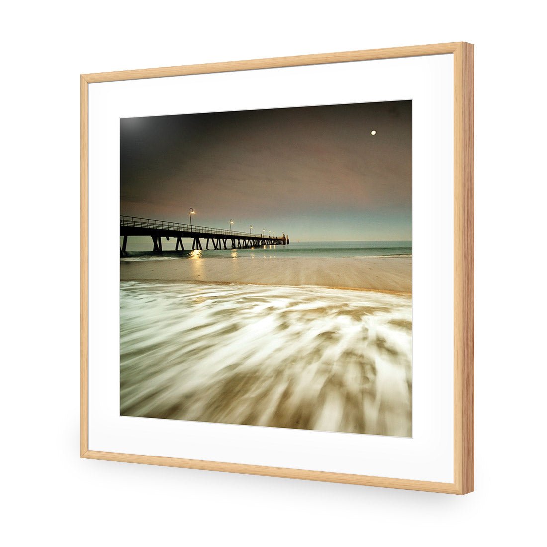 Glenelg Beach (Square) - Wall Art Designs - 1066_AS_Q WAD_AP - 030 - MAT_37x37_S - 2538 - OAK