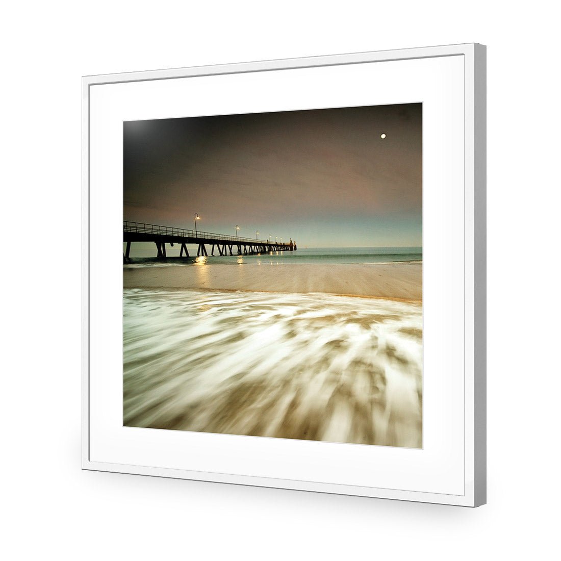 Glenelg Beach (Square) - Wall Art Designs - 1066_AS_Q WAD_AP - 030 - MAT_37x37_S - 2538 - WHT