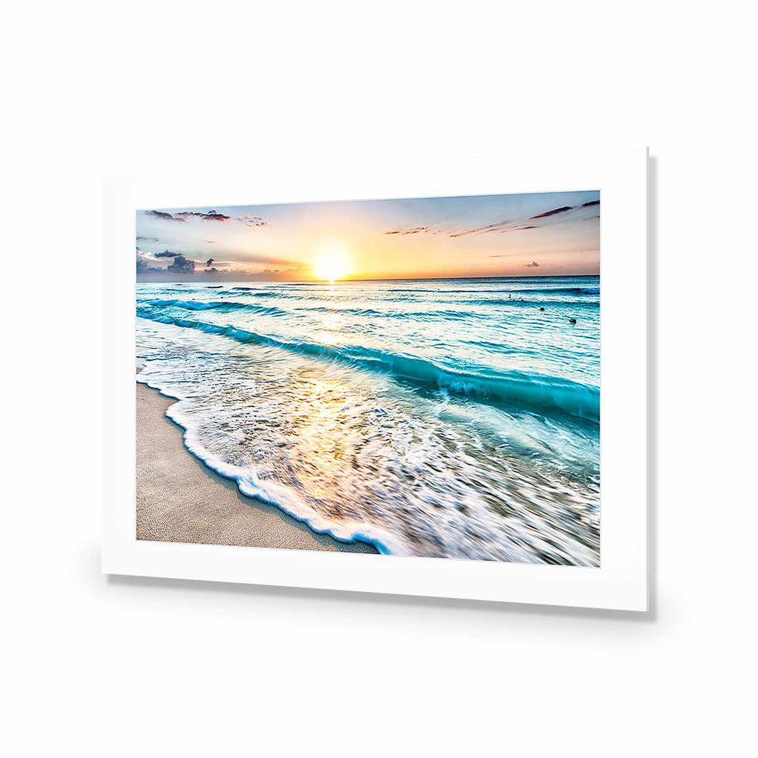 Glimmering Sunrise, Rectangle | Standard Acrylic | No Frame With Border