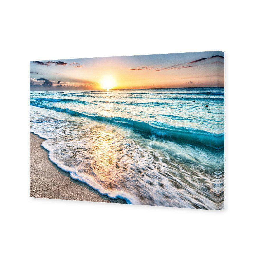 Glimmering Sunrise, Rectangle | Standard Canvas | No Frame | Stretched Canvas