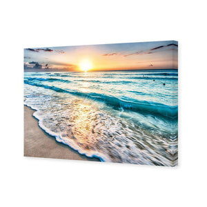 Glimmering Sunrise, Rectangle | Standard Canvas | No Frame | Stretched Canvas