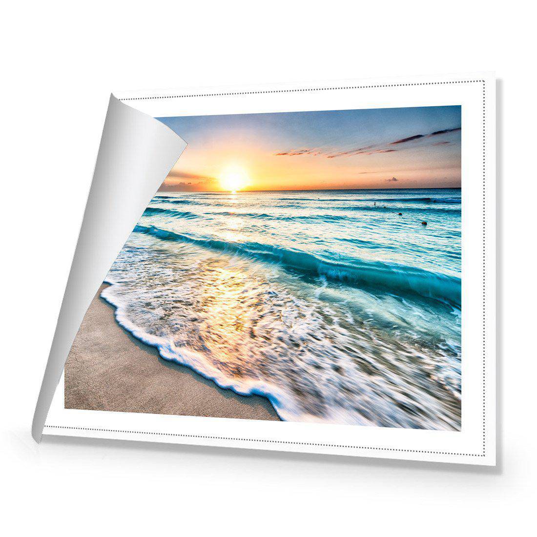 Glimmering Sunrise, Rectangle | Standard Canvas | No Frame | Rolled Canvas