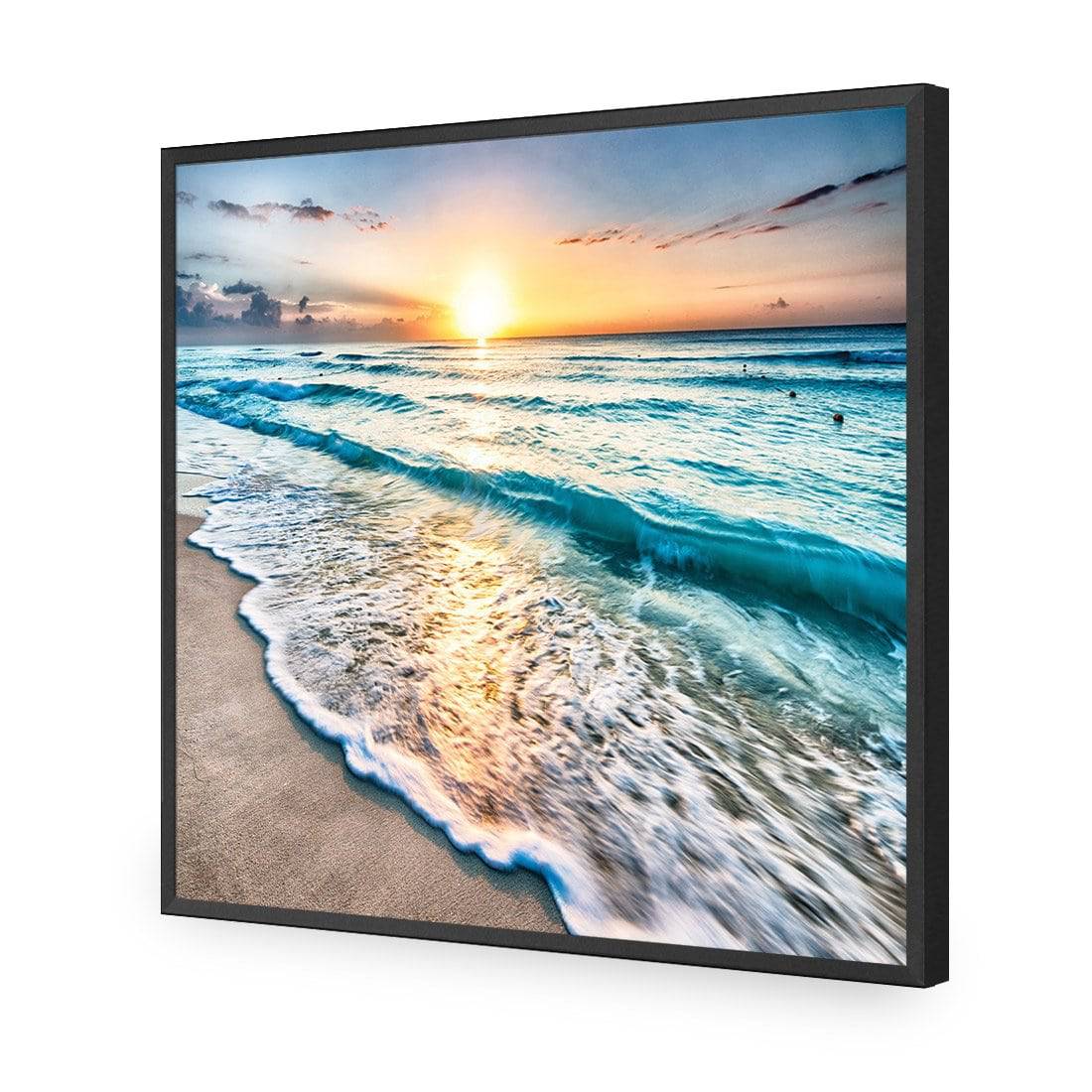 Glimmering Sunrise, Square Acrylic Print Art - Wall Art Designs - 1865_AS_Q WAD_AP - 030 - EDG_59x59_S - 2538 - BLK