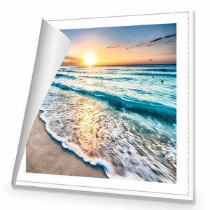 Glimmering Sunrise, Square | Standard Canvas | No Frame | Rolled Canvas