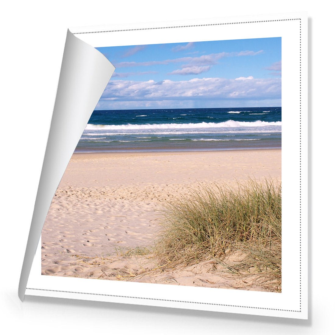 Gold Coast Beach (square) - Wall Art Designs - 1035_AS_Q WAD_CP - MPY - 260 - M - R_37x37_NONE