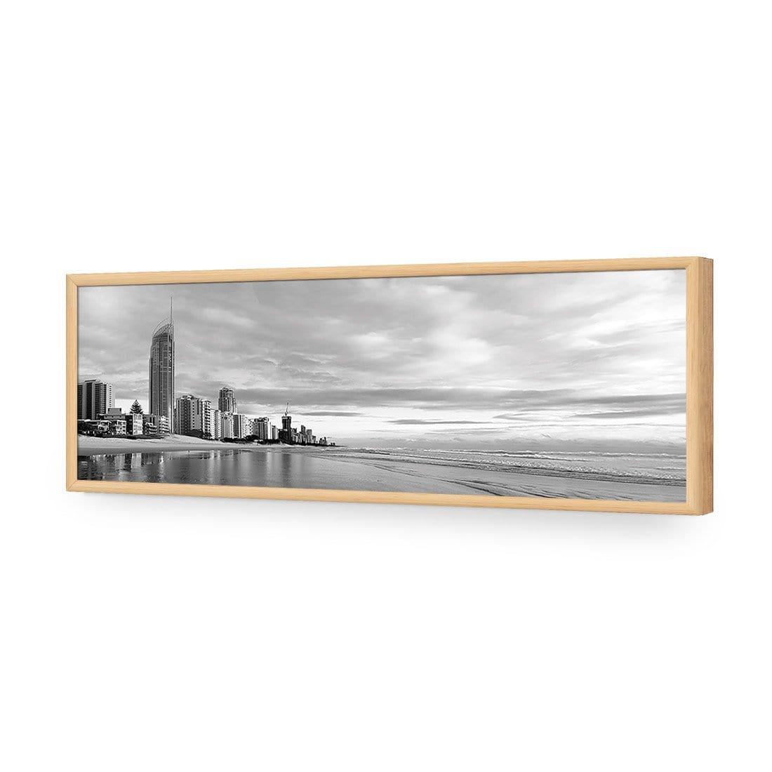 Gold Coast Panoramic, Black and White (long) - Wall Art Designs - 323_BL_H CAF_AP - 030 - EDG_90x30_S - 2538 - OAK