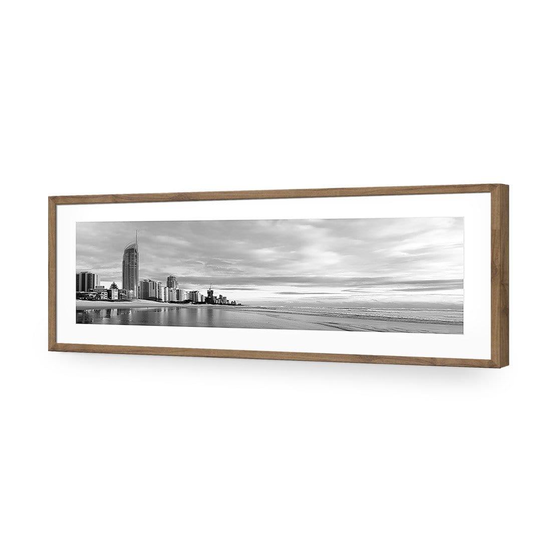 Gold Coast Panoramic, Black and White (long) - Wall Art Designs - 323_BL_H CAF_AP - 030 - MAT_90x30_S - 2538 - NAT