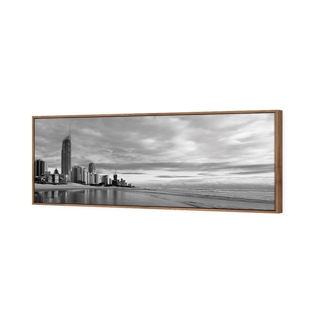 Gold Coast Panoramic, Black and White (long) - Wall Art Designs - 323_BL_H CAF_CP - MPY - 260 - M - S - S_60x20_S - 1550 - NAT