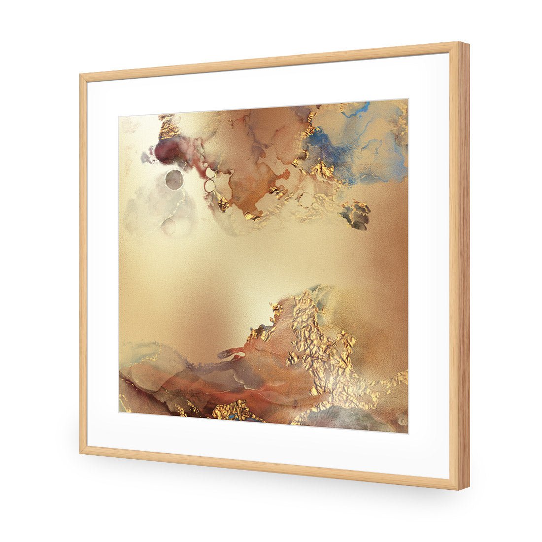 Gold Eloquence 2 - Wall Art Designs - 3630_AS_Q WAD_AP - 030 - MAT_37x37_S - 2538 - OAK