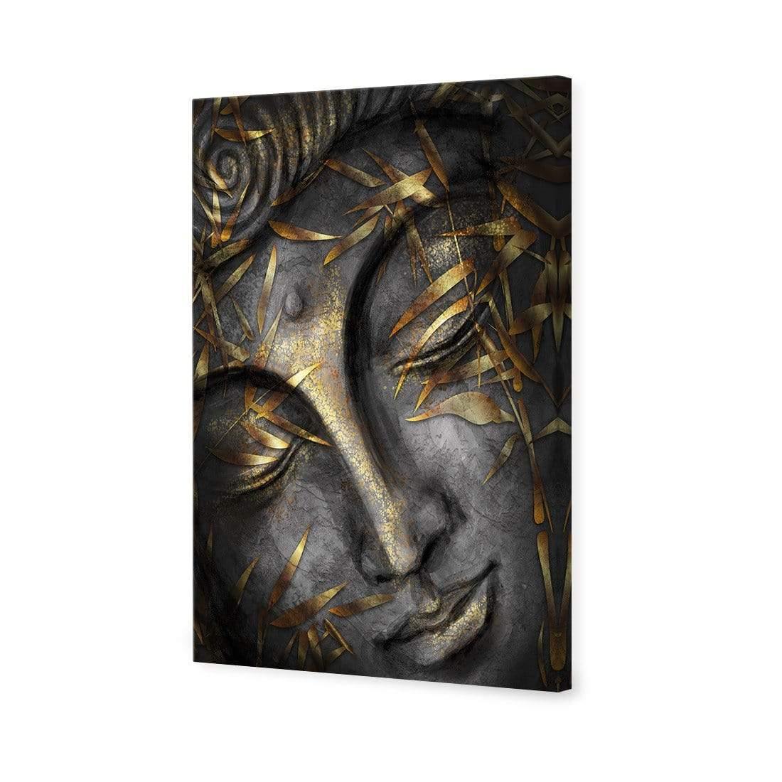 Gold Leafed Buddha I | Classic Canvas | No Frame | Stretched Canvas